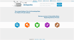 Desktop Screenshot of antepedia.com