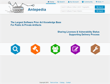 Tablet Screenshot of antepedia.com